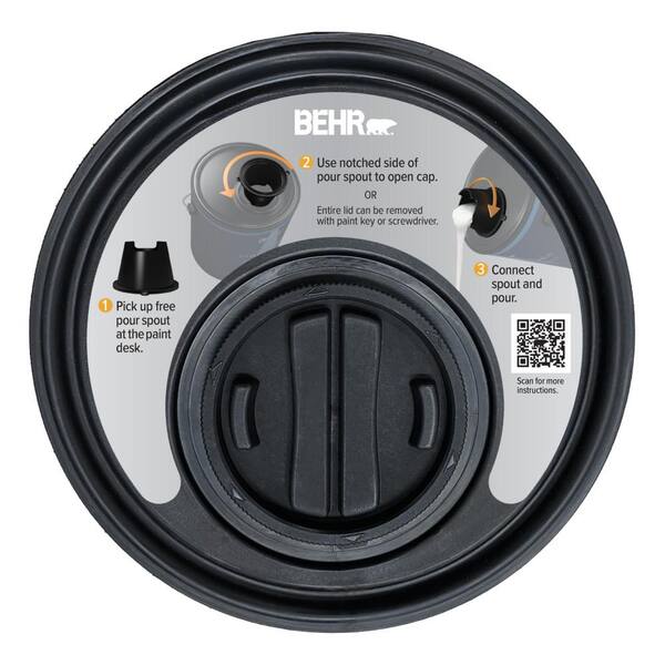 BEHR PREMIUM PLUS 1 gal. #MQ2-39 Rare Wood Semi-Gloss Enamel Low