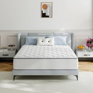 Queen Size Plush Hybrid Gel Memory Foam 10 in. Innerspring Euro Top Support and Motion Isolation Mattress