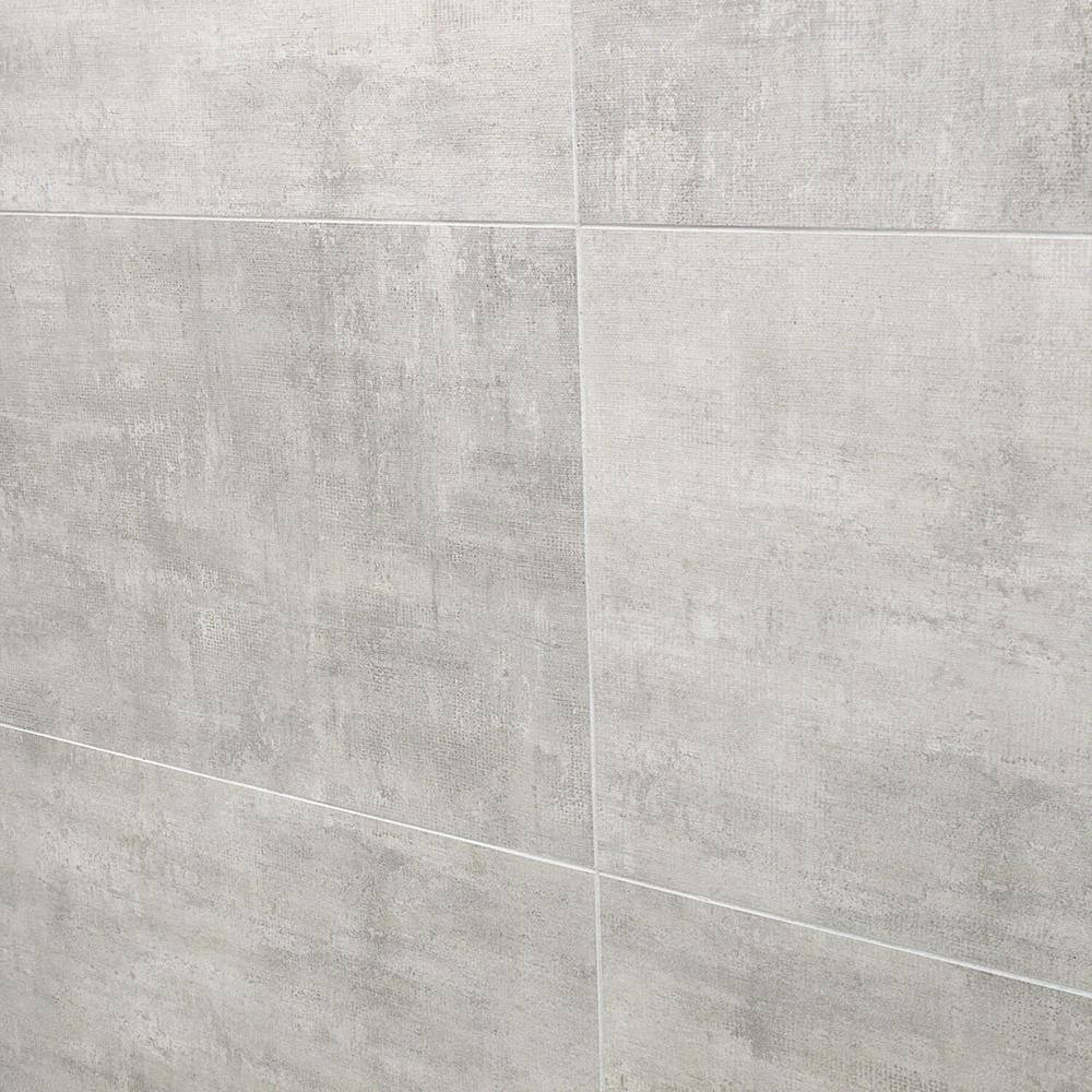 Large Format Gray Matte Porcelain Indoor/Outdoor Tile