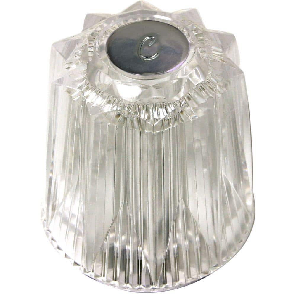 Clear Acrylic Tub and Shower Faucet Knob