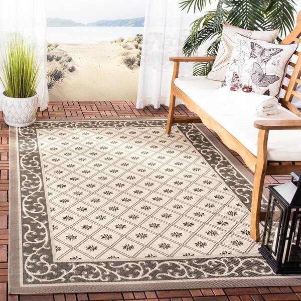 Safavieh CY7810-97A21-3 Courtyard Collection Area Rug 27 x 5 Beige Safavieh CY7810-97A21-3 Courtyard Collection Area Rug 27 x 5 Beige