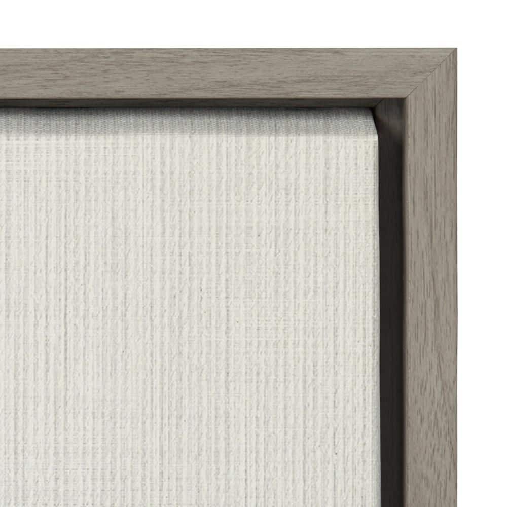 Gray Framed Eucalyptus Botanical Canvas Wall Art, 18" x 40"