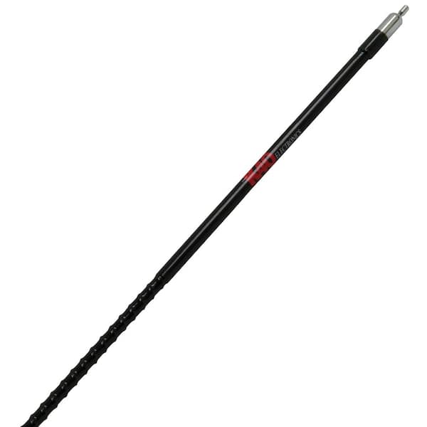 Superflex Tunable Fiberglass CB Whip Antenna 1000-Watt Black, 3 ft.