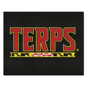 Maryland Terrapins Black 3 ft. x 4 ft. All-Star Area Rug