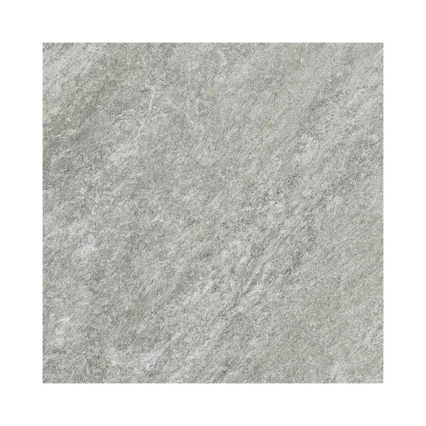 Italian Quarzia Porcelain 6 in. x 6 in. x 9mm Flooring and Wall Tile Gray Sample