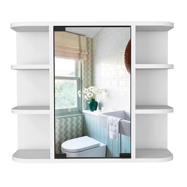 23.6 in. W x 19.6 in. H Rectangle Frameless Mirror Wall Mirror Vanity Mirror