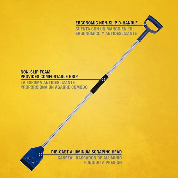 4 in. W Carbon Steel Blade Floor Scraper and Stripper
