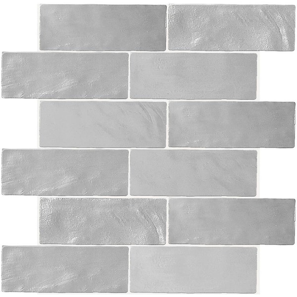 Apollo Tile Blue 2.5 in. x 8 in. Polished and Honed Ceramic Subway Mosaic Tile (46 Cases/247.48 sq. ft./Pallet)