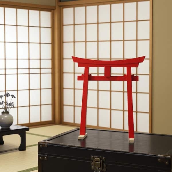 SamsGazebos Miniature Red Japanese Shinto Torii Gate MINI-TORII-R