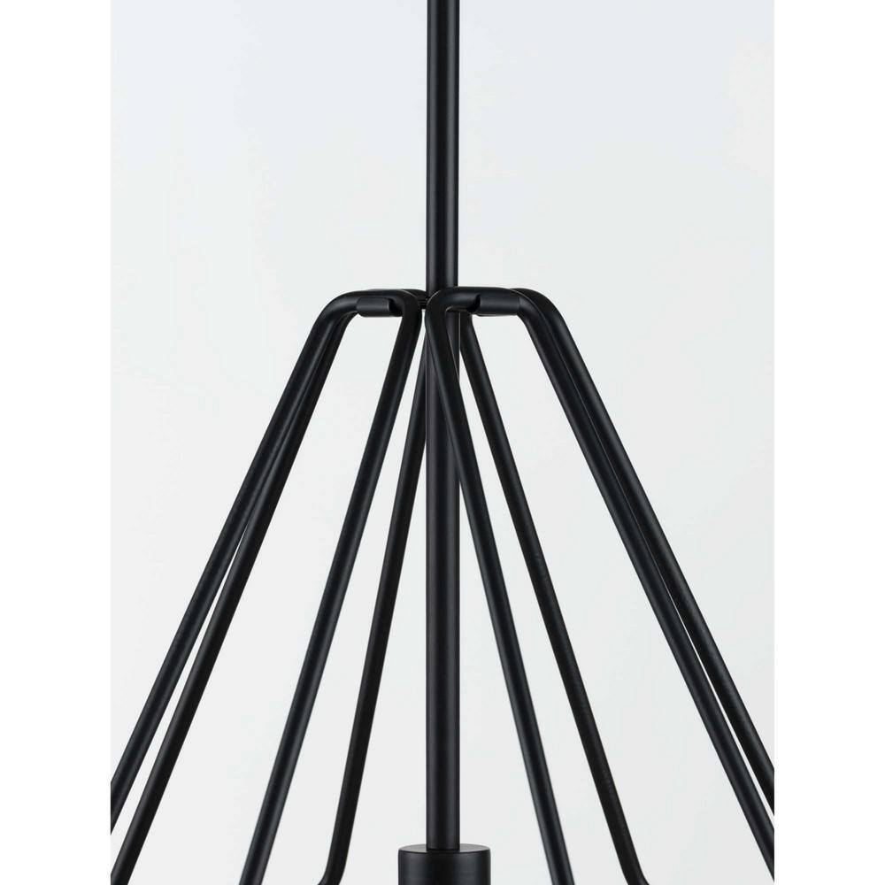 Ballinger 12.5" Matte Black Rustic Farmhouse Pendant Light