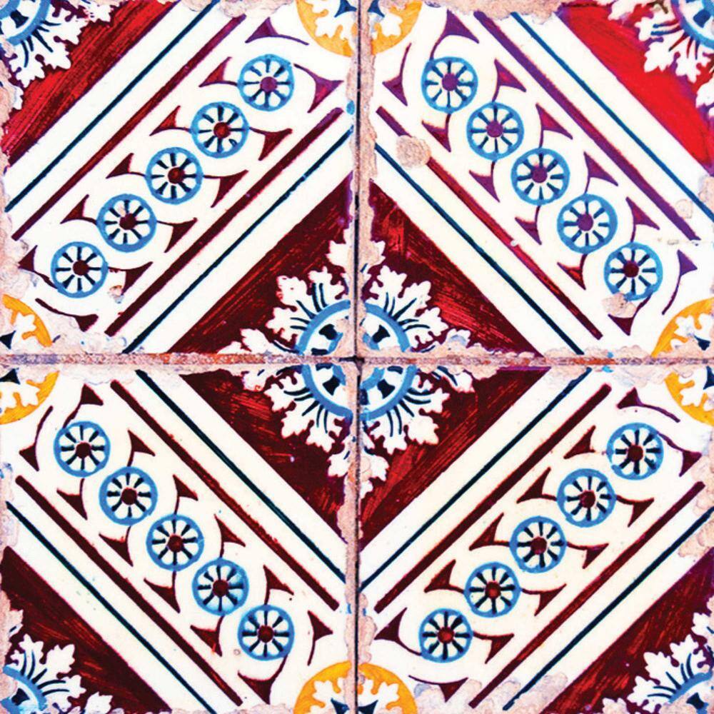 Red/Blue/White H59 6 in. x 6 in. Vinyl Peel and Stick Tile (24-Tiles, 6 sq. ft./Pack) price history on PriceWatchPro
