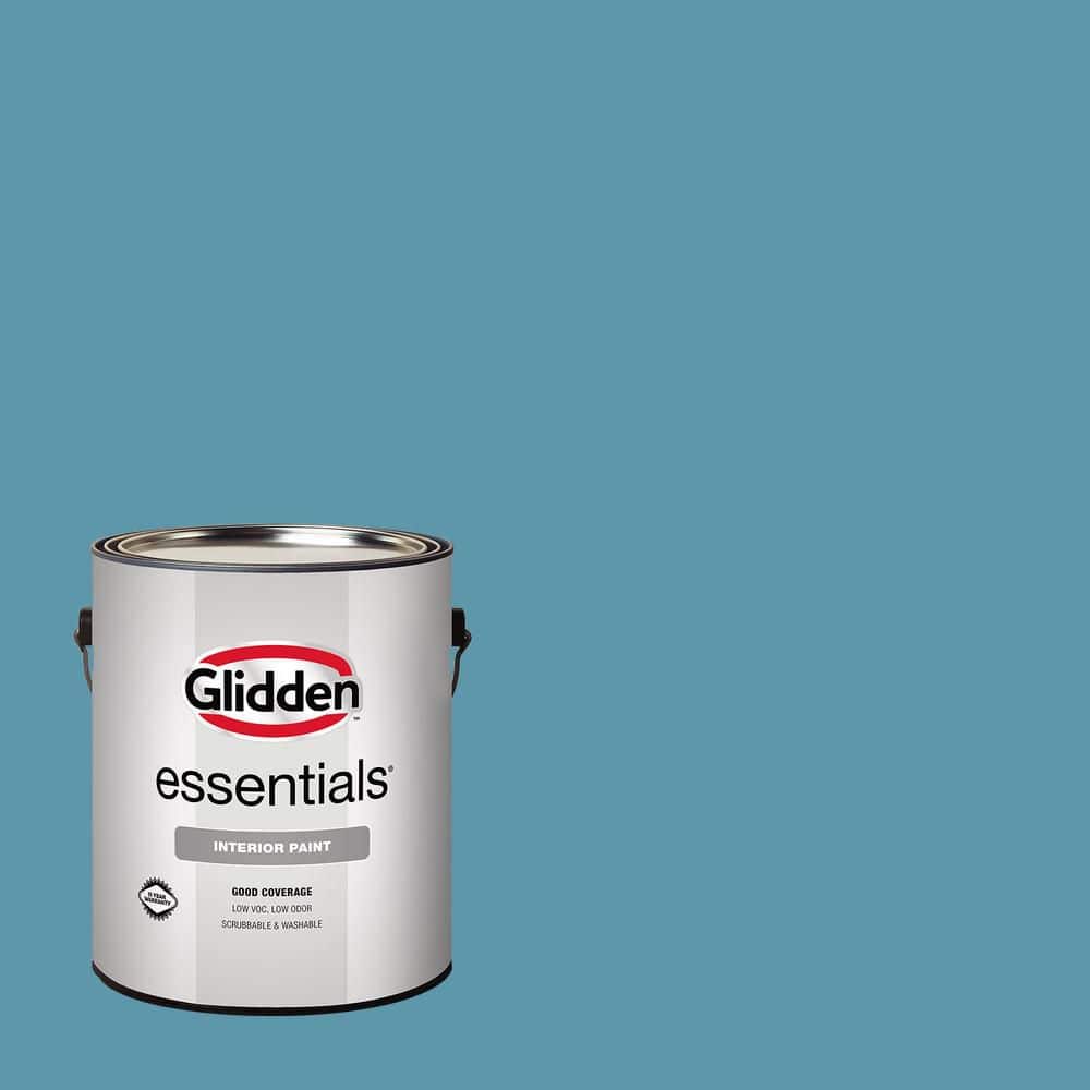 Glidden Essentials 1 gal. Aqua Blue PPG1151-5 Eggshell Interior