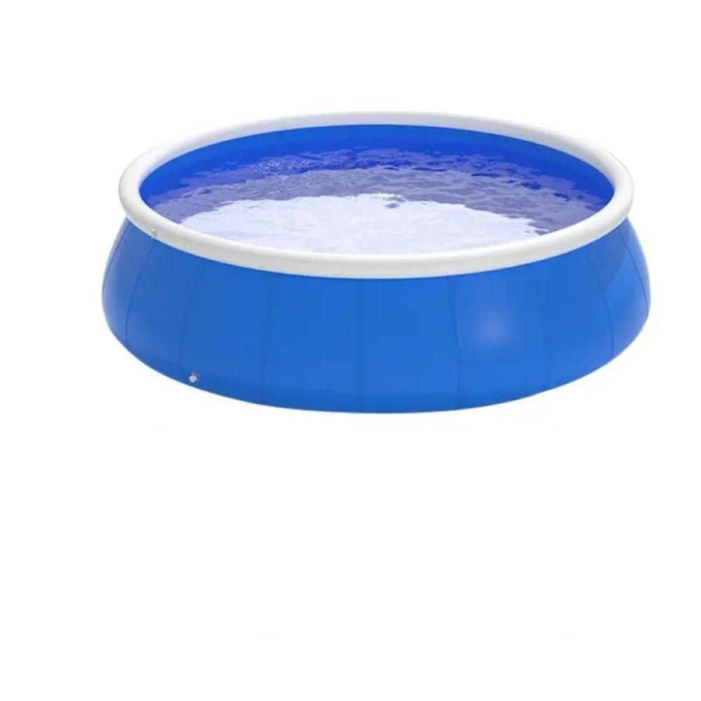 10 ft. x 10 ft. Round 29.92 in. Blue Butterfly PVC Inflatable Pool price history on PriceWatchPro