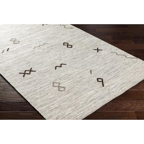 Zaraza Gray 6 ft. x 9 ft. Indoor Area Rug
