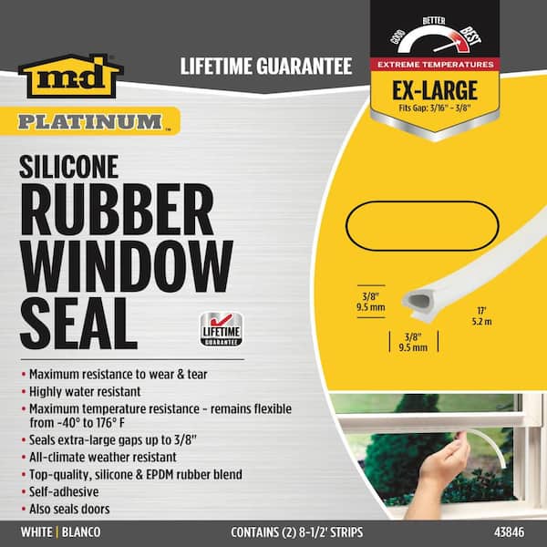 Buy Rv Window Rubber Weather Stripping Seal Strip1/2'' x 1/4'' Rv