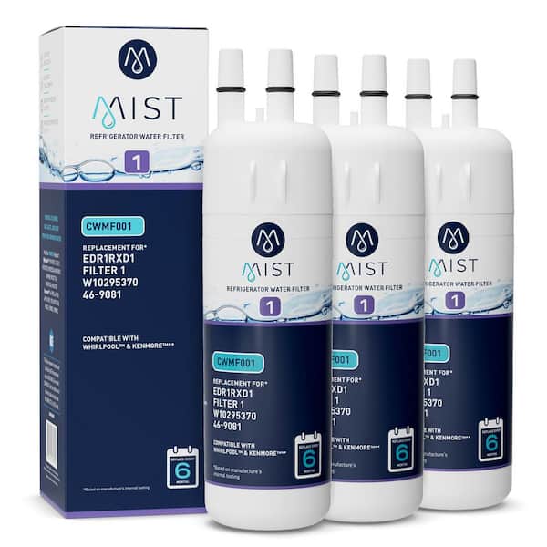 Mist W10295370A Refrigerator Water Filter Replacement for
