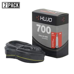 700 x 18/25 C Presta (French) 48 mm Bicycle Tube (2-Pack)