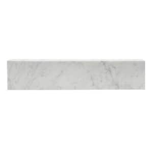 21 in. Bianco Marble Vanity Sidesplash in Carrara White
