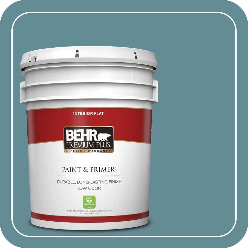 5 gal. #S450-5 Oarsman Blue Flat Low Odor Interior Paint & Primer price history on PriceWatchPro