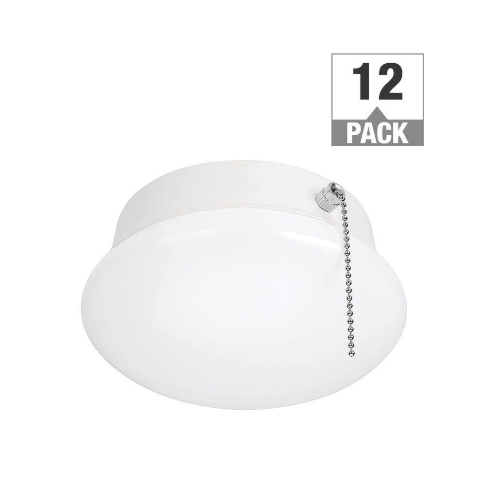 Commercial Electric Spin Light 7 in. Closet Light Integrated LED Flush