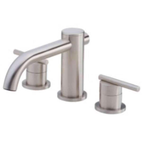Danze Parma 2-Handle Roman Tub without Personal Spray Trim Only in Brushed Nickel (Valve Not Included)
