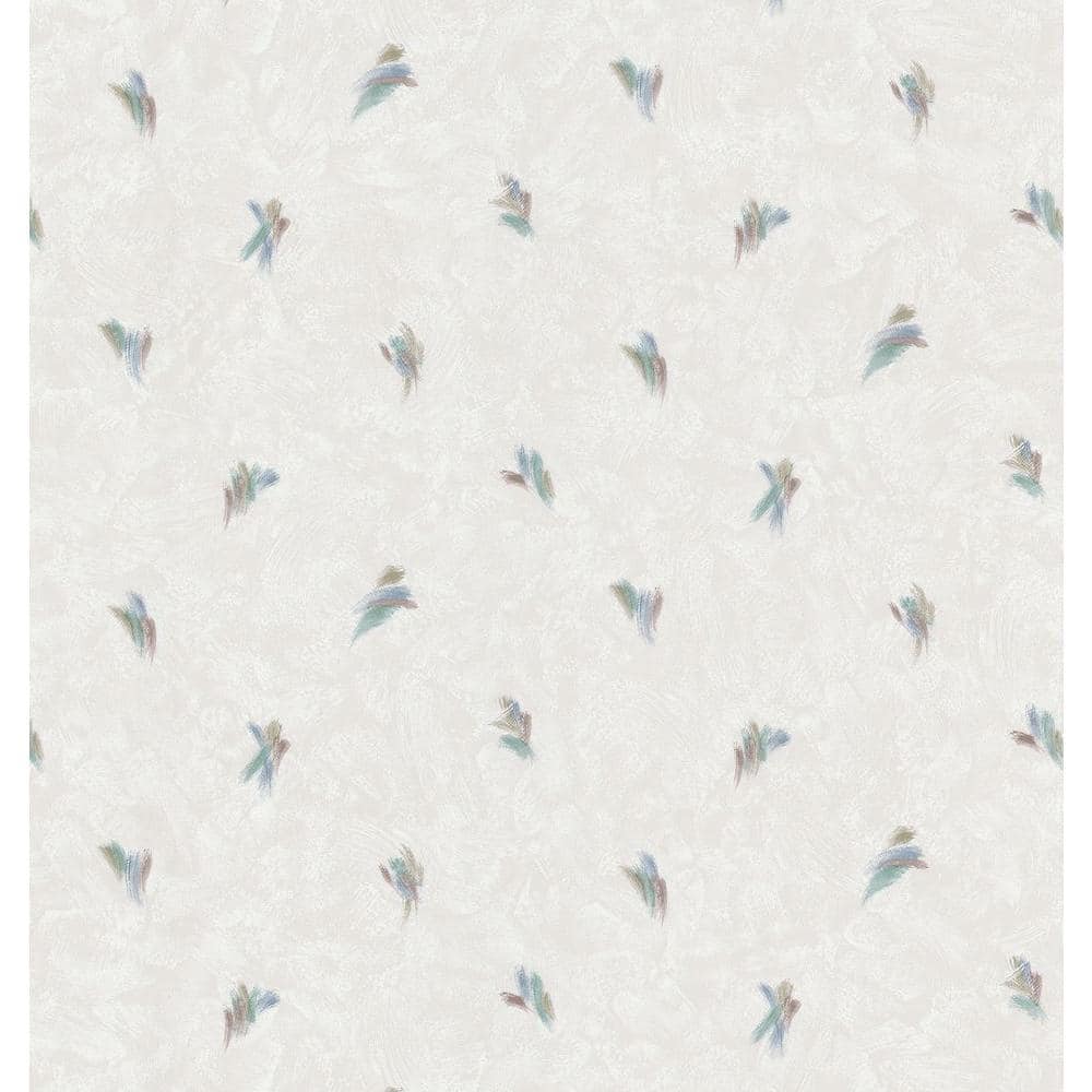 Small Brushstroke Toss Neutral Wallpaper Sample