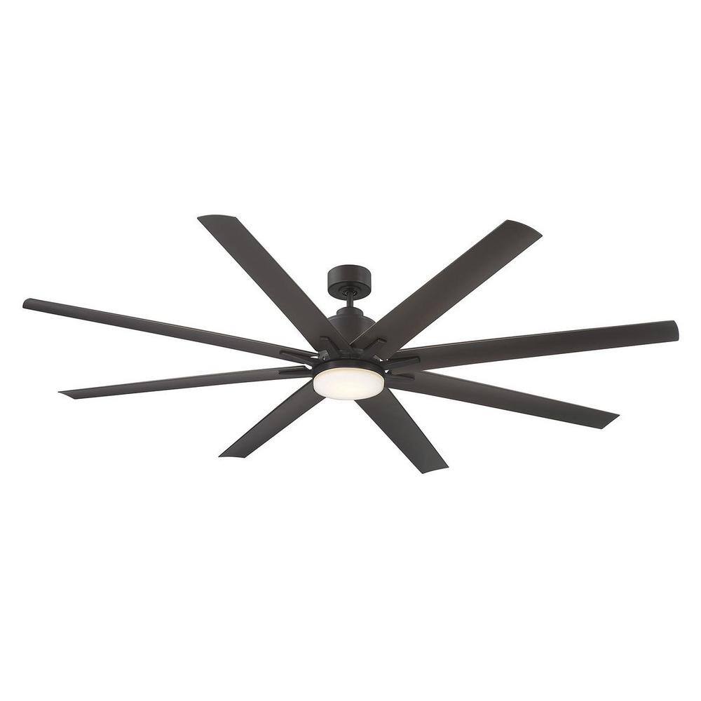 72 in. Integrated LED Indoor/Outdoor Oil Rubbed Bronze Ceiling Fan w Reversible Motor and price history on PriceWatchPro