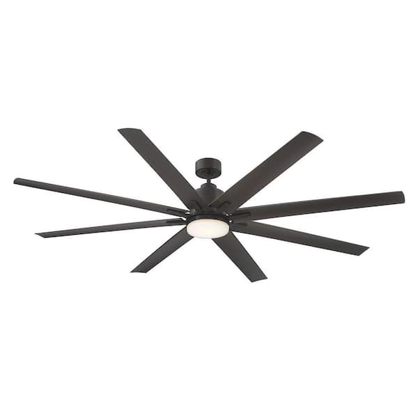 TUXEDO PARK LIGHTING 72 in. Integrated LED Indoor/Outdoor Oil Rubbed Bronze Ceiling Fan w Reversible Motor and