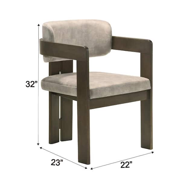 Acme Furniture Destin Light Gray Polished Microfiber and