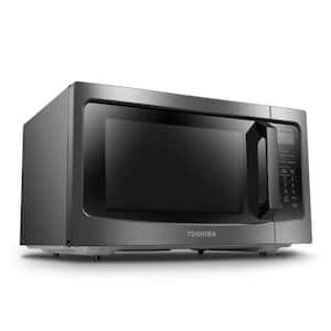 1.6 cu. ft. in Black Stainless Steel 1250 Watt Countertop Microwave Oven with Inverter Technology and Smart Sensor