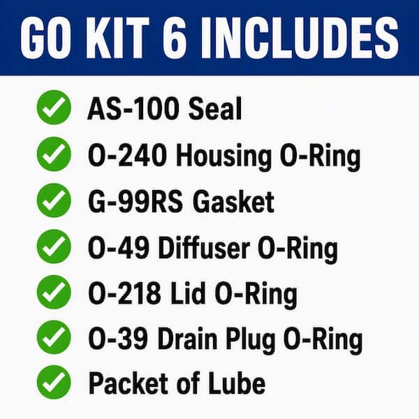 Sta-Rite P2RA DuraGlas/MaxiGlas Pump Kit