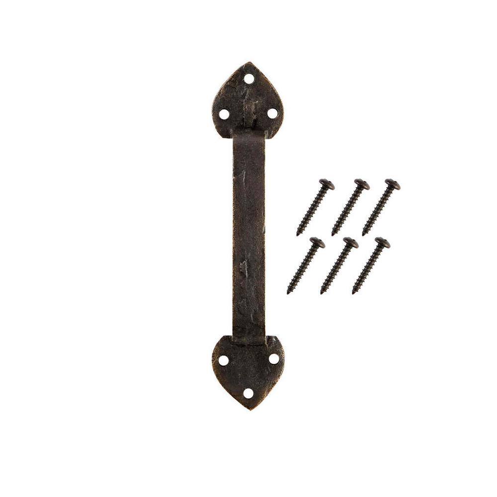 8 in. Natural Bronze Cast Bronze Door Pull Handle