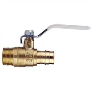 3/4 in. Brass PEX-A Barb x 3/4 in. Male Pipe Thread Ball Valve