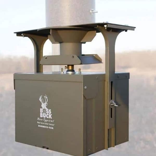 BOSS BUCK - 12-Volt High Torque Motor Hunting Game Feeder with Timer Holder (2-Pack)
