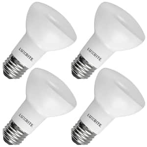 45W Equivalent, BR20 LED Light Bulb, 3000K Soft White, 460 Lumens, 6.5W, Dimmable, Damp Rated, UL Listed, E26,4 Pack