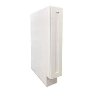 White Plywood Shaker Stock Ready to Assemble Base Spice Pull Kitchen Cabinet 6 in. W x 34.5 in. H x 24 in. D