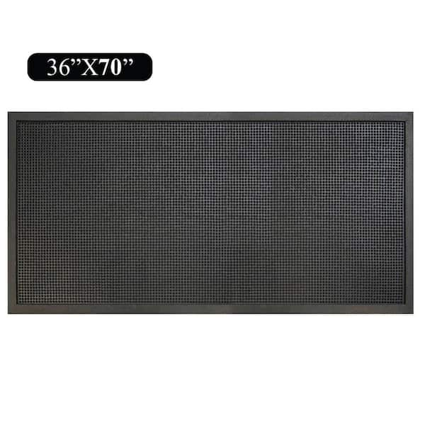 Unbranded A1HC First Impression Heavy Duty 36 in. x 70 in. Rubber Stud Multi-Utility Door Mat