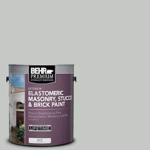 1 gal. #MS-66 New England Grey Elastomeric Masonry, Stucco and Brick Exterior Paint