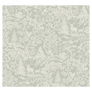 Alrick Forest Venture Green Prepasted Non Woven Wallpaper