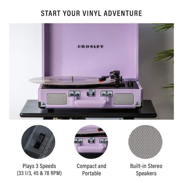 Crosley UO Exclusive Lavender hot AV Room Record Player