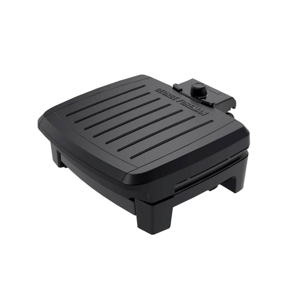 Black 5-Serving Submersible Grill with Adjustable Temperature Control