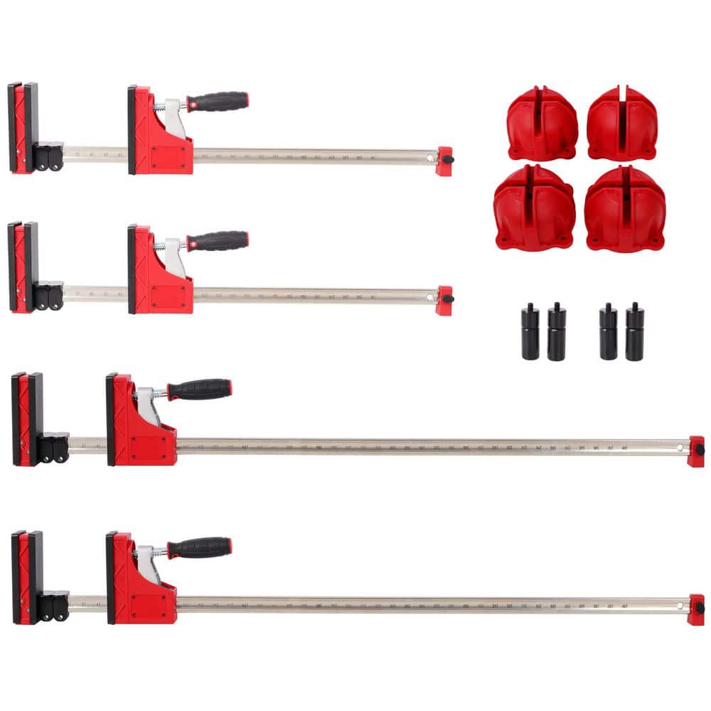 12 PCS Parallel Clamp Kits, 24 in. Clamp (2PCS), 40 in. Clamp (2PCS), Bench Dogs (4 PCS), Framing Blocks (4 PCS) price history on PriceWatchPro