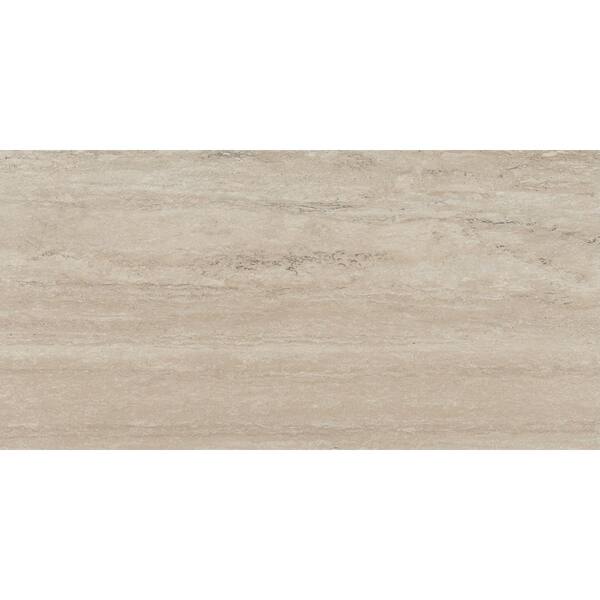 EMSER TILE Esplanade Pass 11.42 in. x 23.23 in. Polished Porcelain Stone  Look Floor and Wall Tile (12.894 sq. ft./Case) 1812369