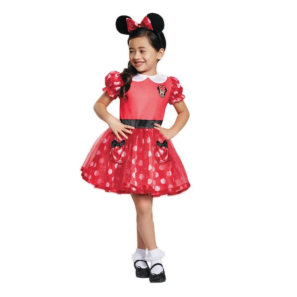 Baby Girl's Red Minnie Mouse Costume Dress - 6-12 Mo.