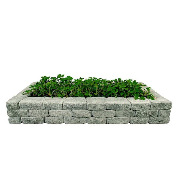 StackStone 83 in. x 39 in. x 12 in. Cascade Blend Concrete Raised Garden Bed