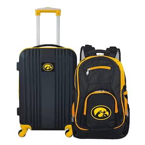NCAA Iowa Hawkeyes 2-Piece Set Luggage and Backpack