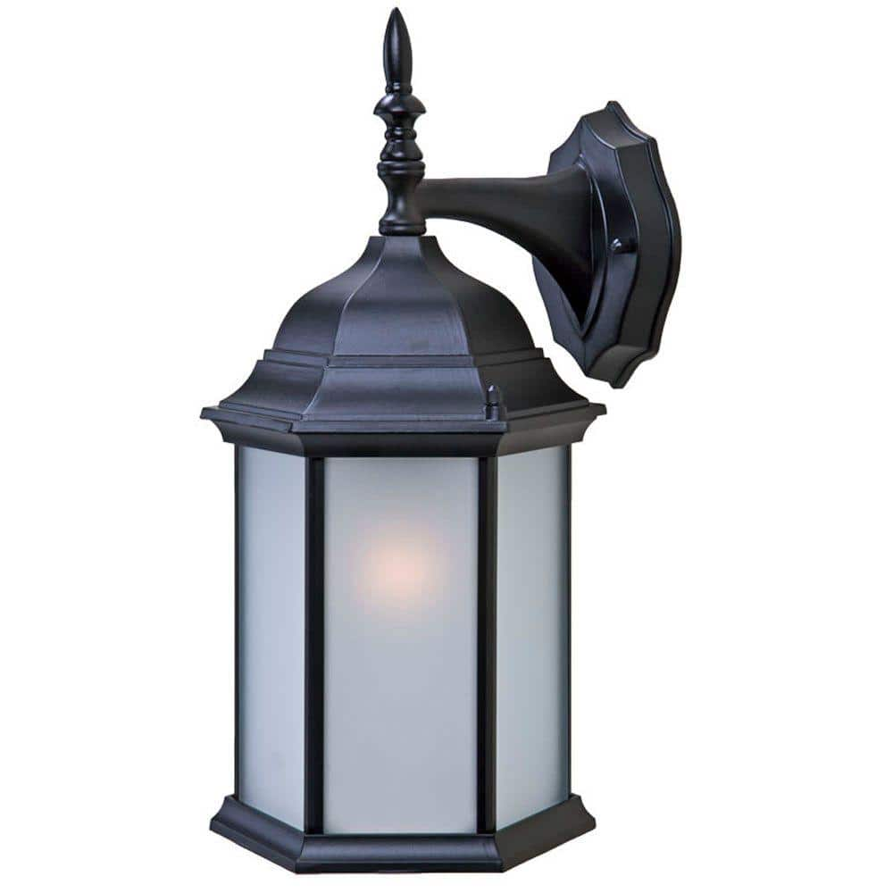 Acclaim Lighting Craftsman 2 Collection 1-Light Outdoor Matte Black ...