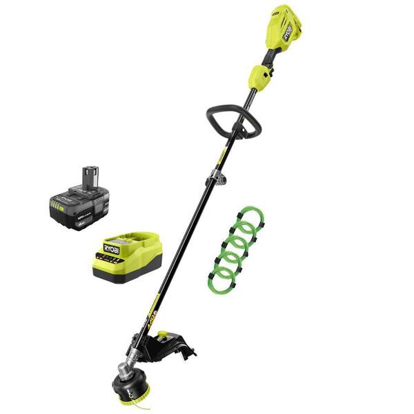 RYOBI ONE+ HP 18V Brushless Attachment Capable String Trimmer w