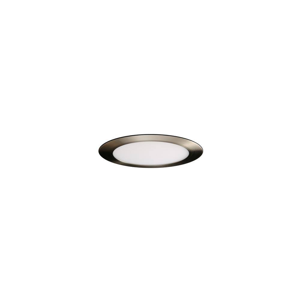Cranium 8 in 1-Light Nickel LED Semi-Flush Mount