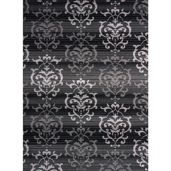 United Weavers Dallas Countess Grey 5 ft. x 7 ft. Indoor Area Rug